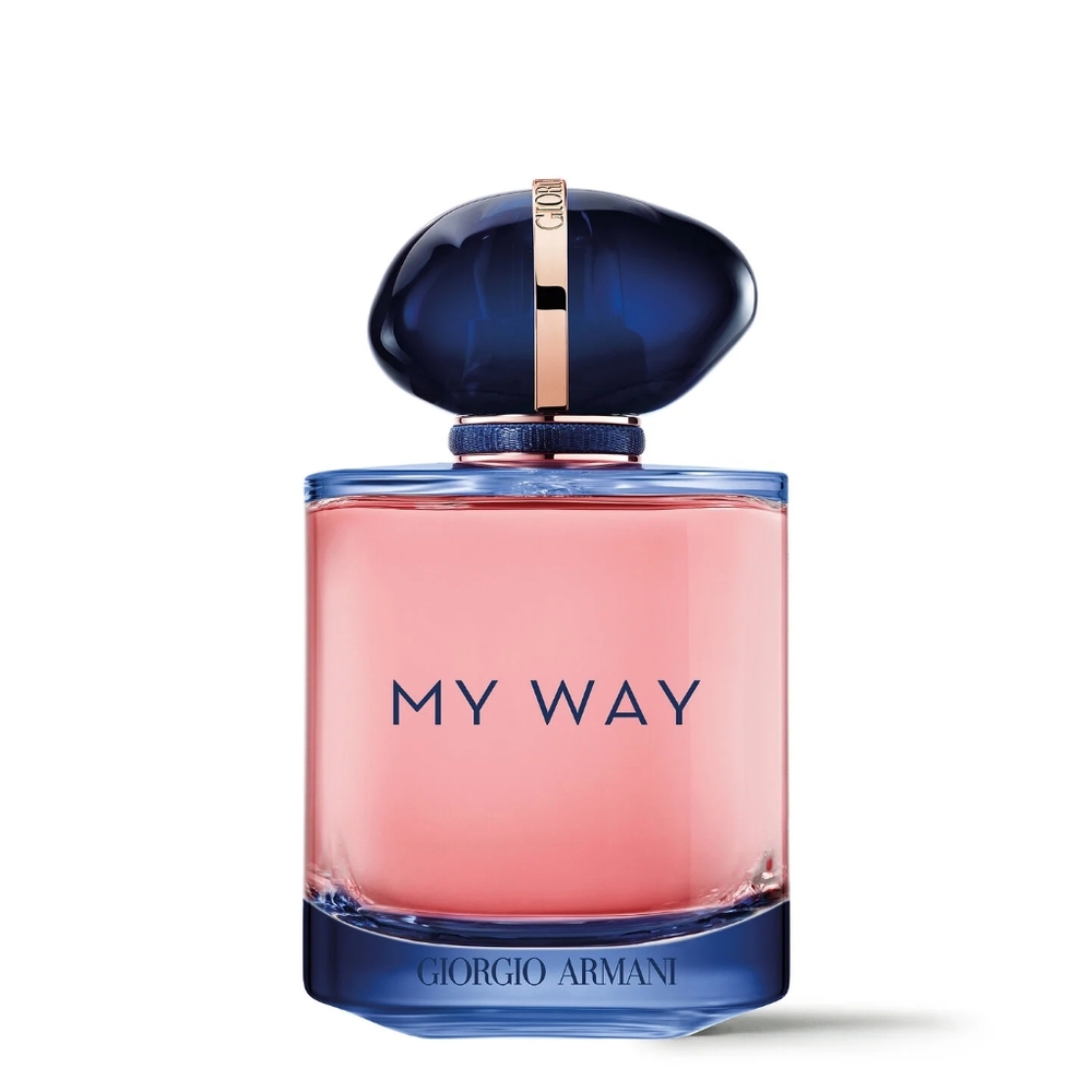 Giorgio Armani My Way Fragrance - Pink with Blue Cap